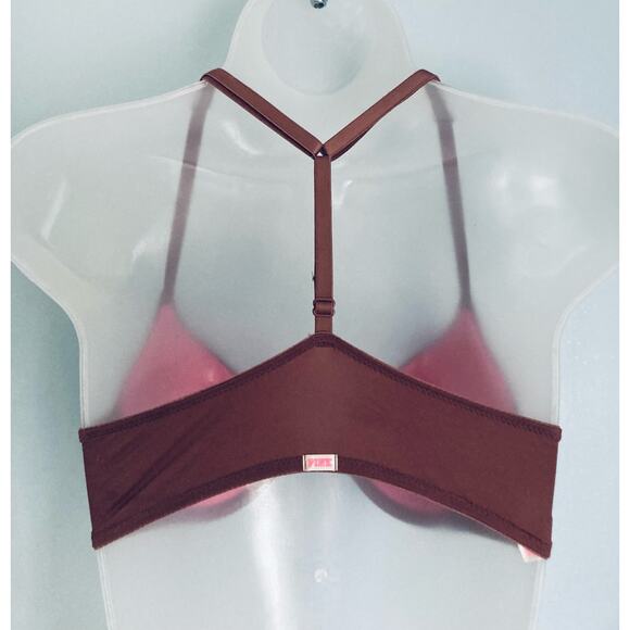 PINK Victoria's Secret Push Up Bra 32C Racerback - Picture 4 of 9